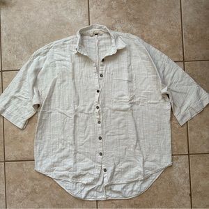 Free People Button Up Shirt - Size XS